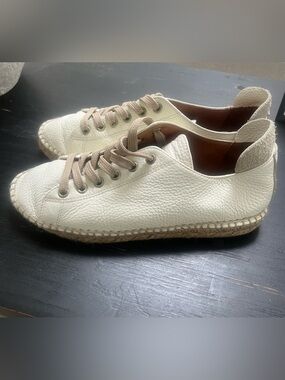Maypol Anthropologie espadrille sneaker white leather lace up
Casual 37/US 6.5